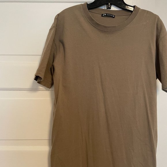 ZARA T-shirt dress, warm traupe colour - Picture 2 of 2